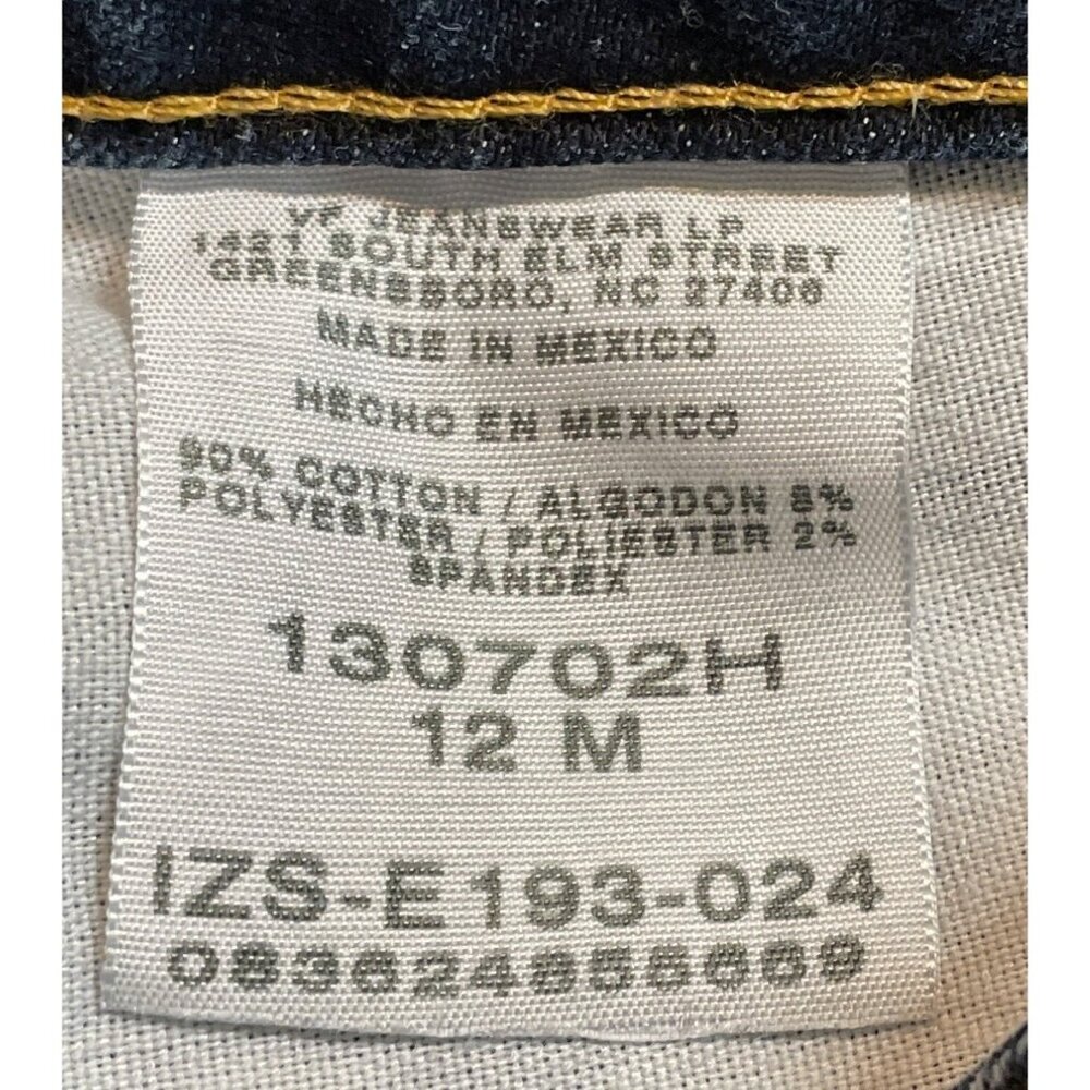 Riders Bootcut Womens Size 12 M Dark Blue Denim Jeans - Picture 8 of 9